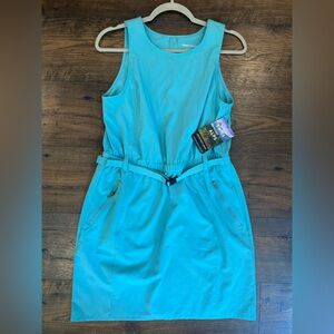 Swiss Alps Women’s Medium Sleeveless Dress with Belt and Zippered Pockets